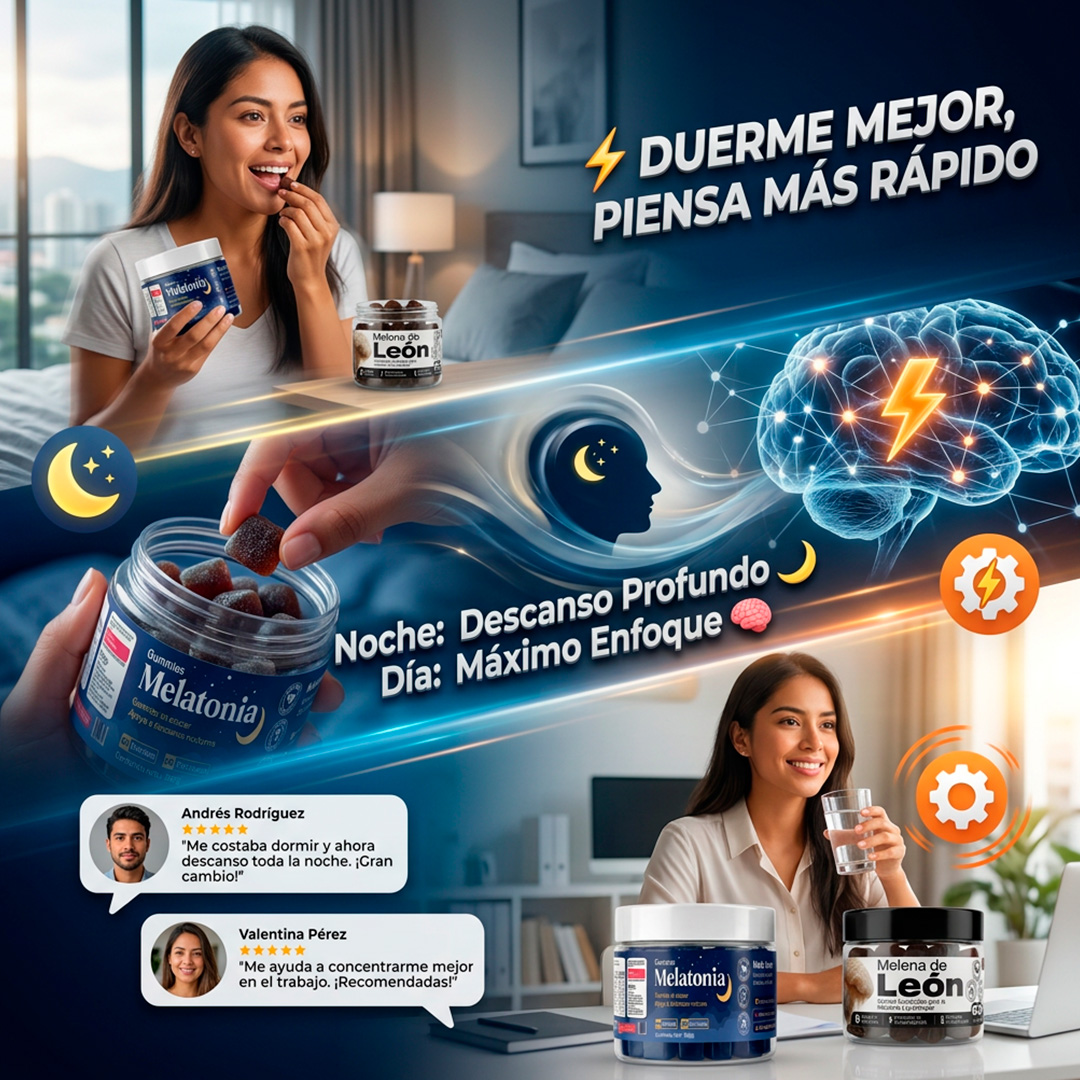 Combo Melatonina + Melena de leon